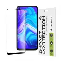 Folie de protectie Ecran Techsuit pentru Xiaomi Redmi Note 9 / 10X 4G, Sticla Securizata, Full Glue, 111D, Neagra