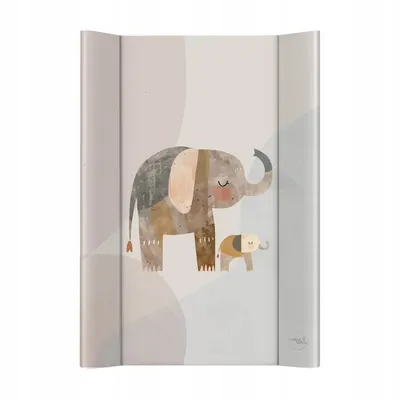 Saltea de infasat, Ceba Baby, Cu Intaritura, Pentru comode, masute de infasat si patuturi, 50x70 cm, Fara BPA, Certificata Oeko-Tex Standard 100, 0 luni+, Ultra Light Cosy Hippo