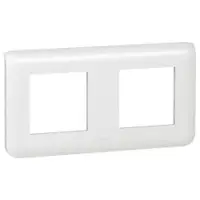 Placa ornament 2+2 module orizontal antimicrobian