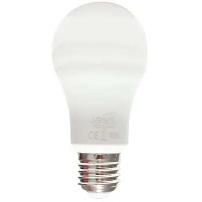 Bec LED LOHUIS, forma A60, E27, 15W, 20000 ore, lumina rece