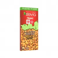 Ciocolata cu migdale intregi cu stevia, 125g, Torras