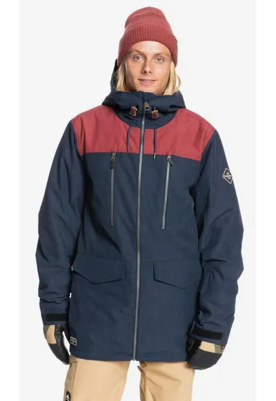 Geaca regular fit cu gluga si guler