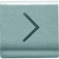 Placa pentru buton - 22X22mm - HORIZONTAL ARROW - TITANIUM - CHORUS