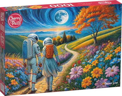 Puzzle Cherry Pazzi din 1000 piese - Dragoste cosmică