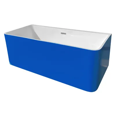 Cada baie freestanding Bella WB-834 acril 170 x 75 x 58 cm albastru