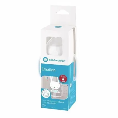 Biberon 270 ml cu maner Emotion Bebe Confort white