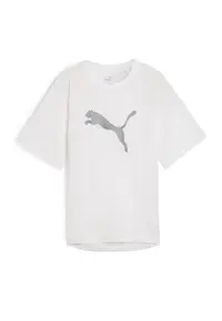 Tricou relaxed fit Evostripe - Alb