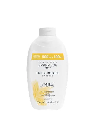 Crema de dus cu vanilie Caresse, 600ml, Byphasse