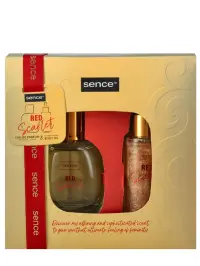 Sence Collection Caseta femei:Parfum+Ulei de corp 90ml+50 ml Red Scarlet