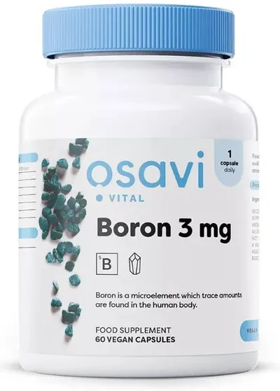 Boron, 3 mg, 60 capsule, Osavi