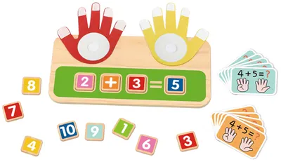 Jucărie educativă Tooky Toy - Numărătoare cu degetele