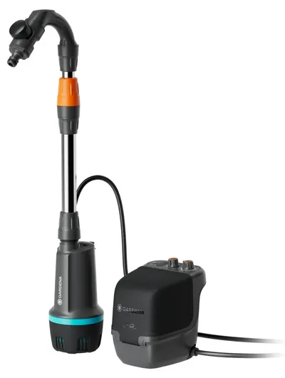 Pompa de apă cu acumulator Gardena - 2400 ComfortAutomatic 18V P4A, 2,5 Ah, 2400 l/h, cu baterie și încărcător