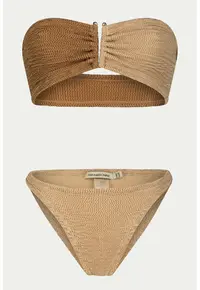 Set de sutien de baie si slip Bandeau - 2 piese - Bej
