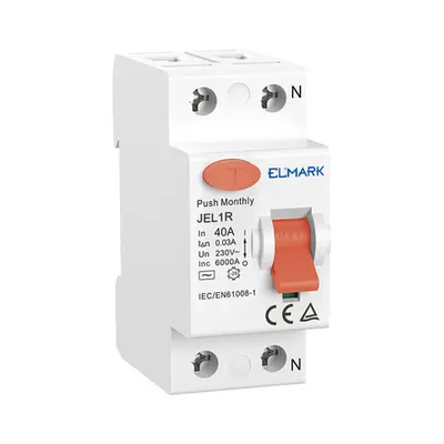 Intrerupator diferential JEL1R 6kA 2P 63A/30mA