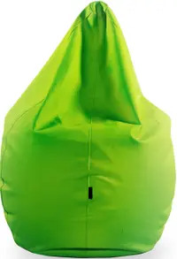 Fotoliu puf mediu Barbaron Soft - Piele ecologică, verde