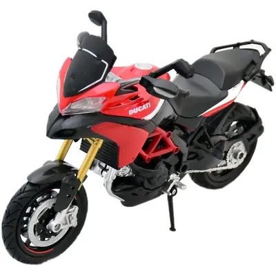 Motocicletă metalică Newray - Ducati Multistrada 1200 S Pikes Peak, 1:12