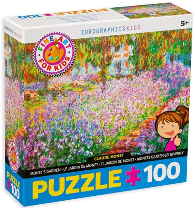 Puzzle Eurographics din 100 de piese – Gradina lui Monet