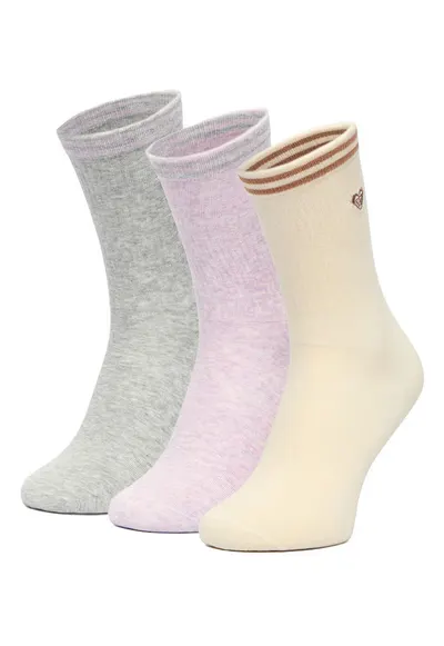 Set de 3 perechi de sosete lungi - multicolor - 31-34