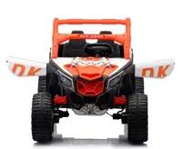 Masinuta electrica pentru 2 copii Nichiduta Off Road 4x4 Orange,acumulator 12V4.5Ah,roti eva cu rulment ,telecomanda 2.4G,lumini led,functie slow start,unitate audio cu usb si mp3