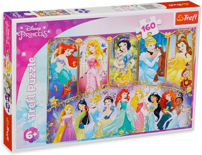Puzzle Trefl din 160 de piese - Disney Princess