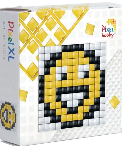 Kit creativ cu pixeli Pixelhobby - XL, Emoji vesele