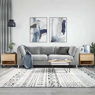 vidaXL Mese de cafea 2 buc. stejar sonoma 50x46x50 cm lemn compozit