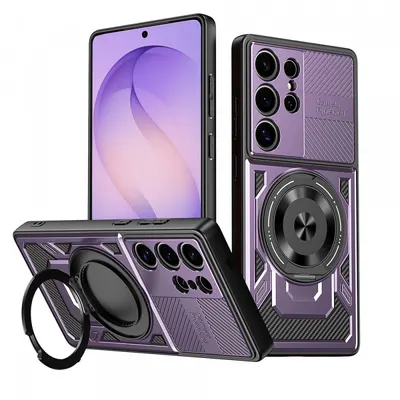 Husa pentru Samsung Galaxy S26 Ultra S948, Techsuit, RuggedCam, Mov