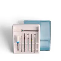 Kit 7 Capete de Freza Profesionale pentru Stilizare si Cuticule | Ceramica si Diamant
