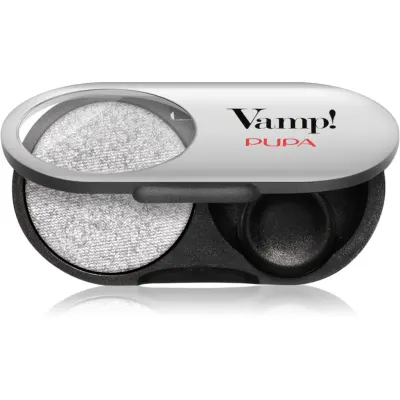 PUPA Milano Vamp! Radiant Baked Eyeshadow fard de culoare vibranta si lunga durata culoare 302 Pure Silver - METALLIC 1 g