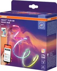 Iluminare inteligentă Osram - bandă RGB, 5 m, albă