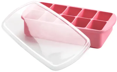 Formă de silicon pentru congelare Melii - 10 x 59 ml, roz
