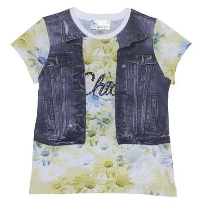 Tricou copii Chicco, maneca scurta, fete, multicolor