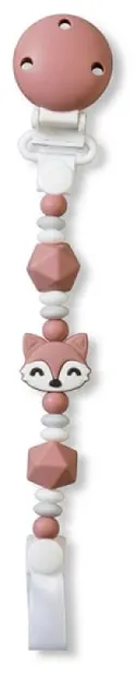 Clemă pentru suzetă Saro - Foxy Blossom