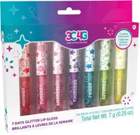 Set cosmetic pentru copii 3C4G - Luciuri de buze, 7 bucăți