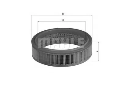 Filtru aer MAHLE ORIGINAL LX 158