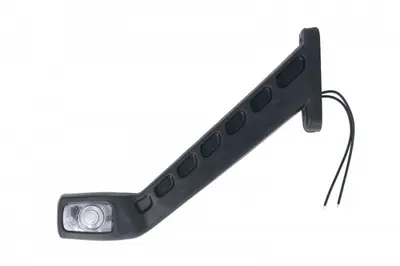 Lumina delimitare dreapta, forma: dreptunghiular, portocaliu rosu alb, LED pe bratul lung, 12 24V