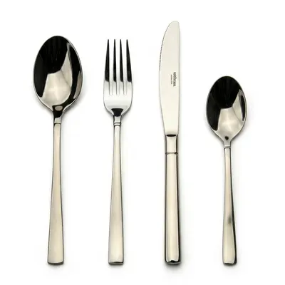 Set tacamuri inox 24 piese ABBY