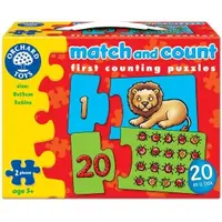 Puzzle Potriveste si numara de la 1 la 20 MATCH AND COUNT