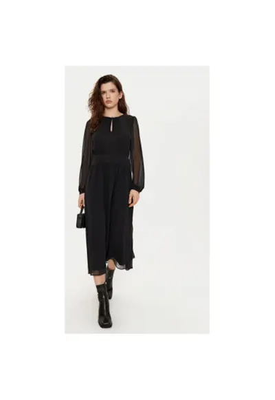 Rochie dama - 305183002 - Poliester reciclat - Negru - Negru