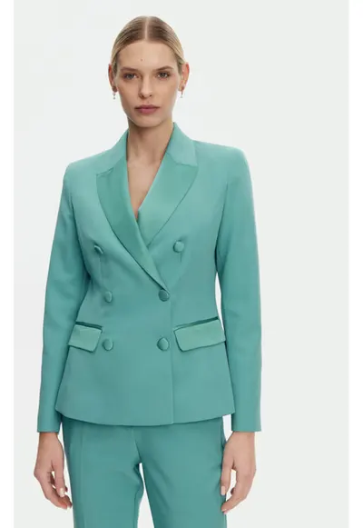 Sacou dama - 305291561 - Poliester - Verde - Verde