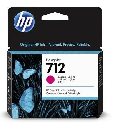 Cartuș de cerneală HP - 712, pentru DesignJet T230/T630/T650, Magenta