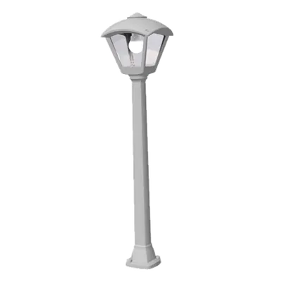 Dario 250 Led Garden Fixture Е27 8.5w Cct Ip55 Grey/clear