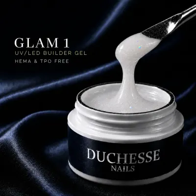 Gel UV/LED Constructie Unghii, Autonivelant, HEMA&TPO FREE, Nuanta Glam 1, 15g - Default Title