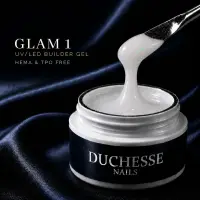 Gel UV/LED Constructie Unghii, Autonivelant, HEMA&TPO FREE, Nuanta Glam 1, 15g - Default Title