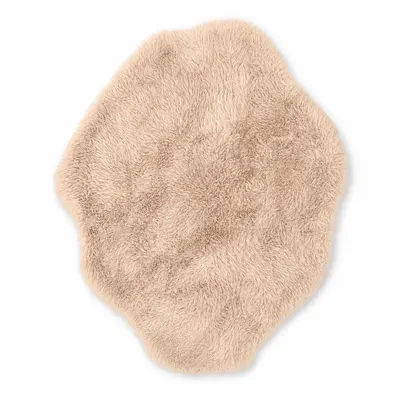 Covor pentru copii în culoare naturală deschisă 90x120 cm Mammoth – Meowbaby