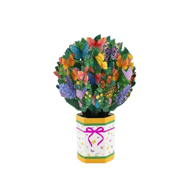 Decorațiune din hârtie Magic Pop-Ups Buchet fluturi