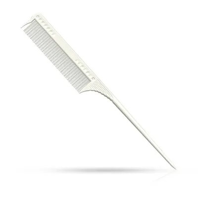 Pieptene - JRL - frizerie/coafor - Alb - J101 - cu coada