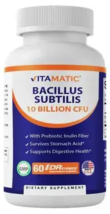 Bacillus Subtilis, 60 capsule, Vitamatic