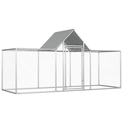 Gossi cotet pentru pasari, 3 x 1 x 1,5 m, otel galvanizat