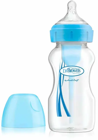 Biberon Dr. Brown's - Options+, PP, 270 ml, albastru